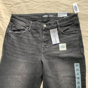 Old Navy Power Straight High Rise Secret-Slim Pockets Jeans